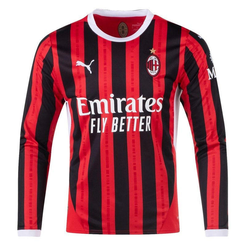 Camisa AC Milan 24/25 I Home - Manga Longa