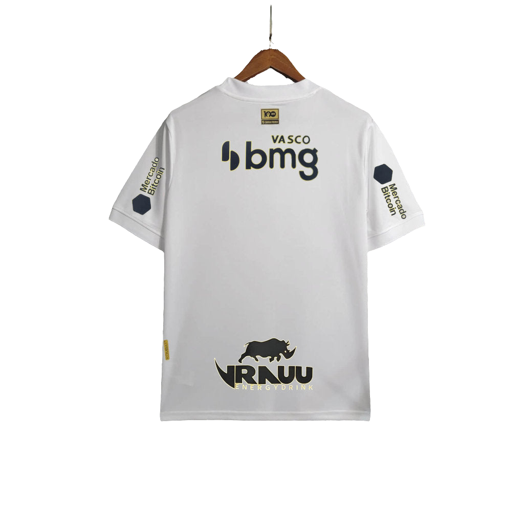 Camisa Vasco 23/24 Goleiro - Branco - Todos os Patrocínios - Versão Torcedor