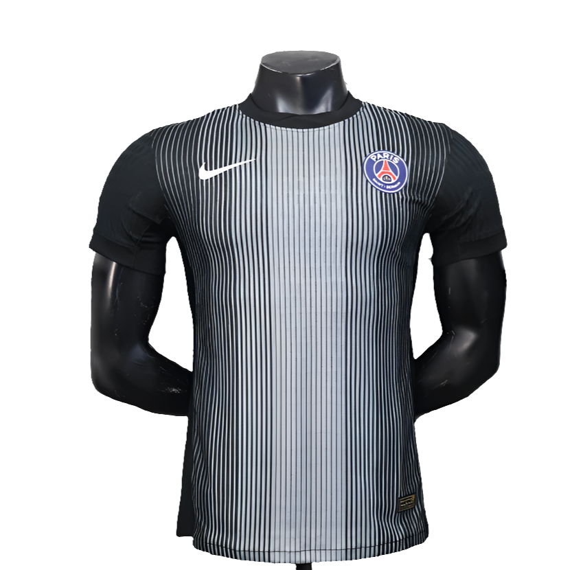 Camisa Paris Saint-Germain (PSG) 25/26 Goleiro - Preto - Versão Jogador