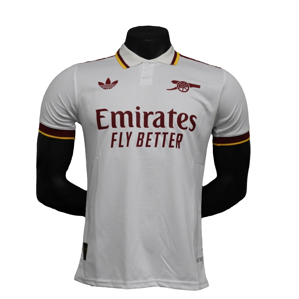 Camisa Arsenal 25/26 Edição Especial - Branco - Versão Jogador
