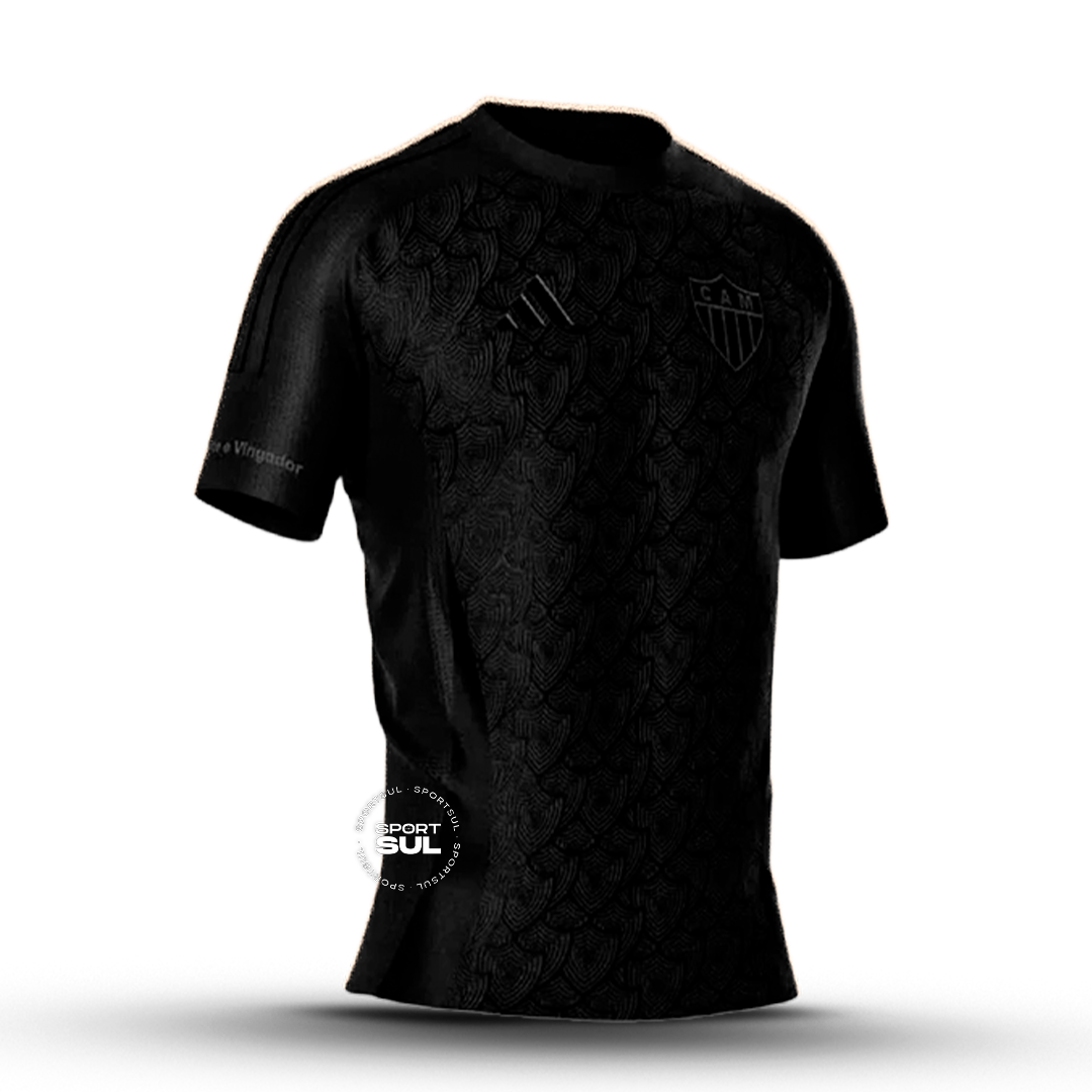 Camisa Atlético Mineiro All Black 2025/26 - Versão Torcedor