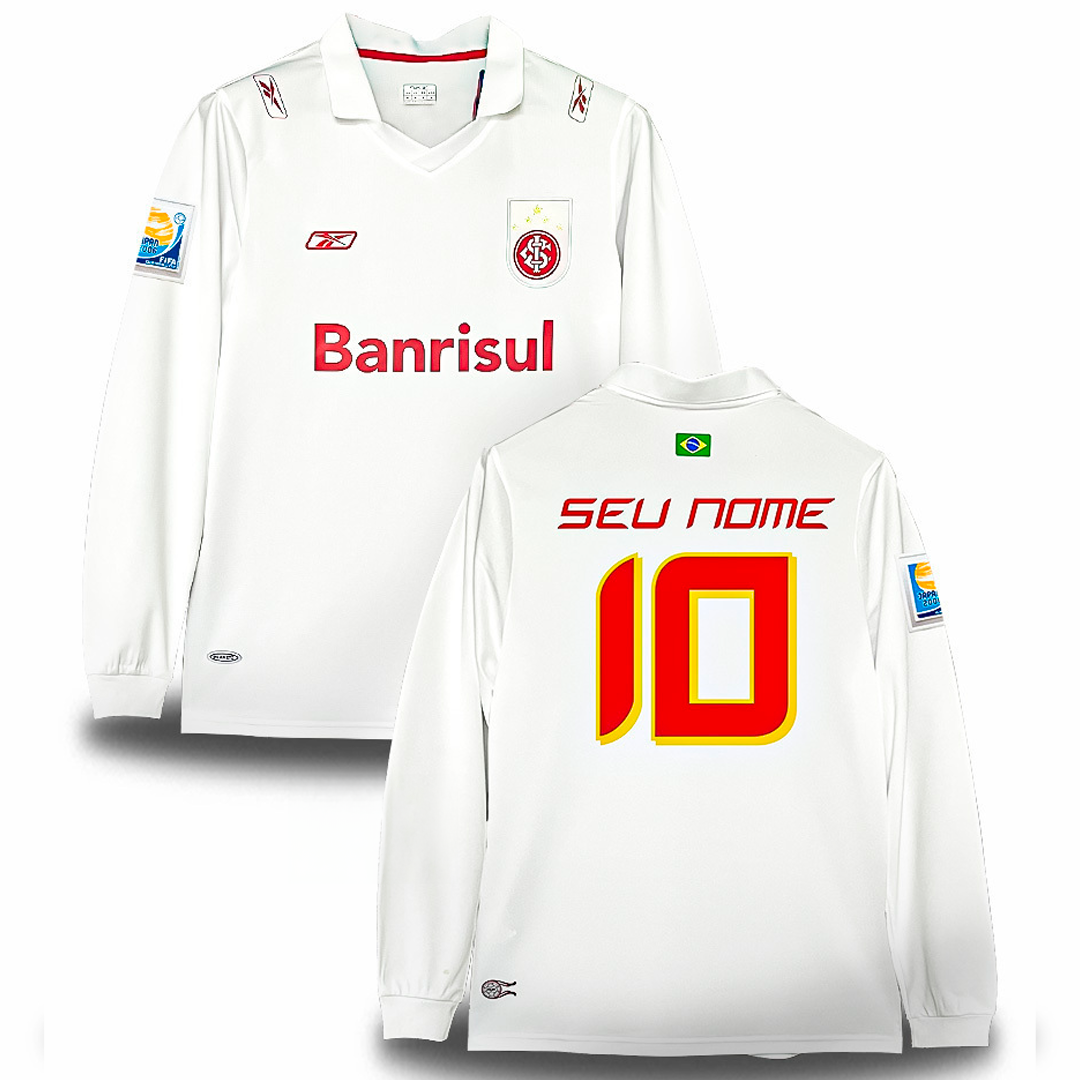 Camisa Internacional Reserva Manga Longa Retro Mundial 2006