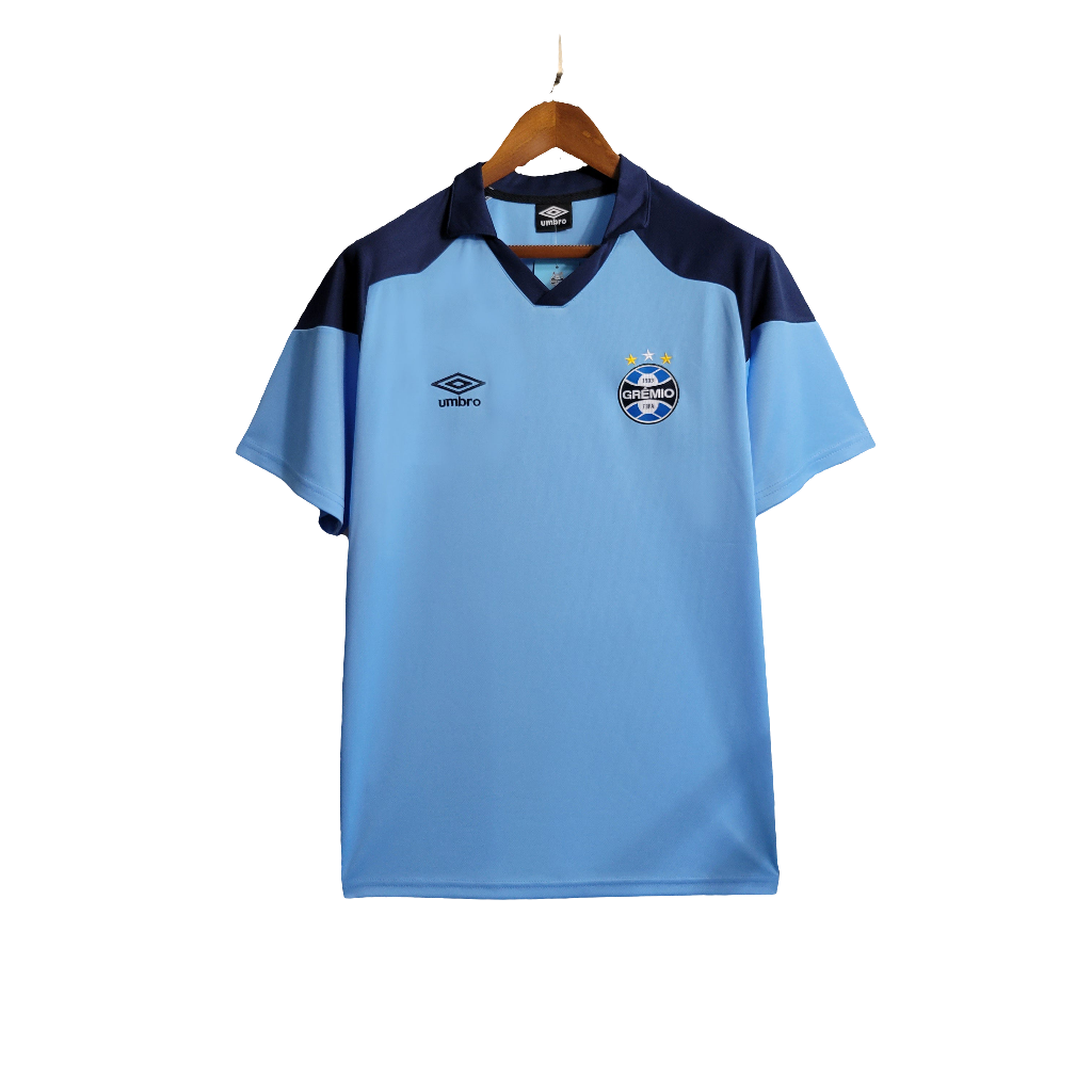 Camisa Grêmio 23/24 Treino - Azul Celeste - Versão Torcedor