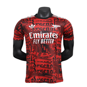 Camisa Arsenal 25/26 Treino - Vermelho Escuro - Versão Jogador